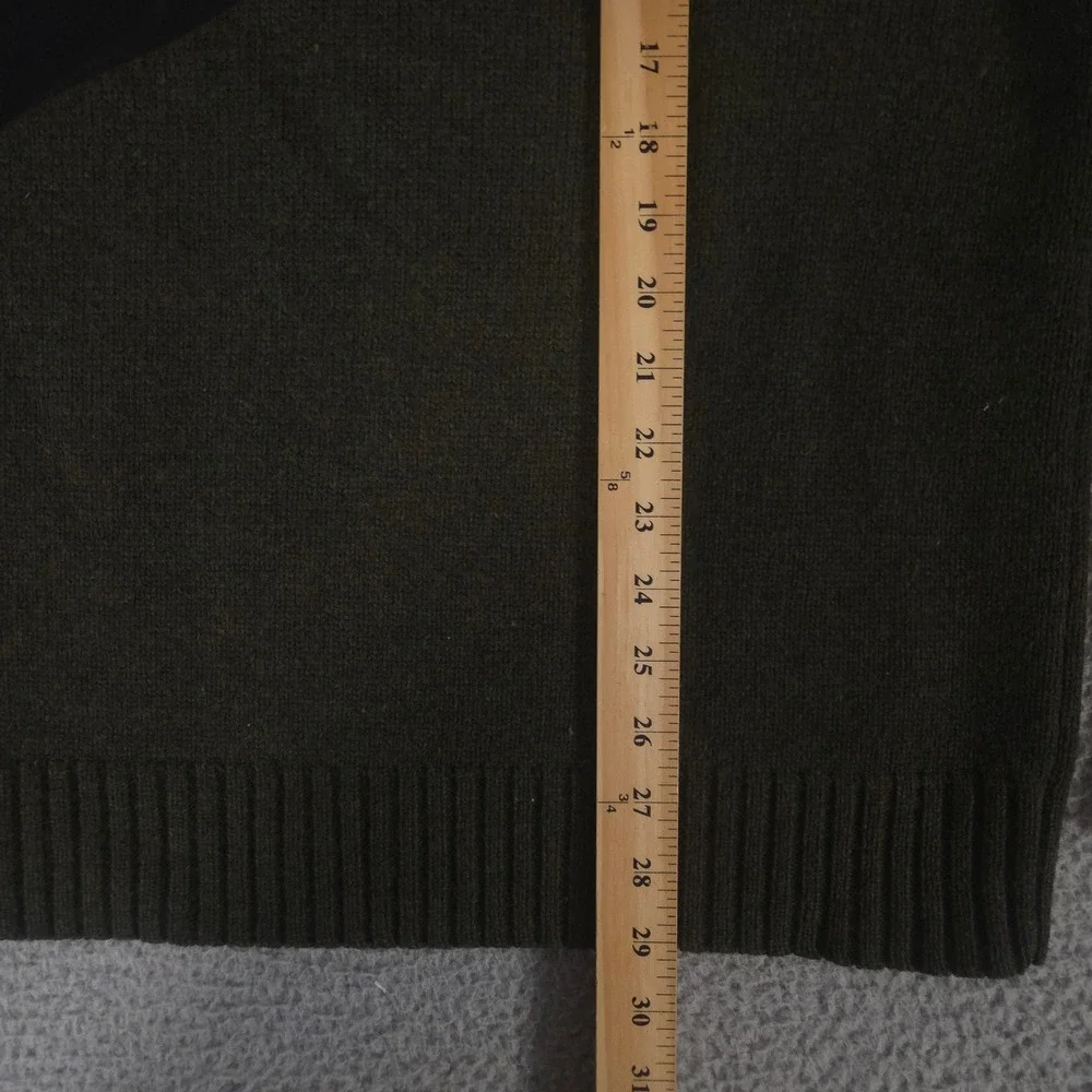 VINTAGE Eddie Bauer Sweater Men XL Tall Green Nordic Lambswool Fair Isle Y2K 90s - Picture 7 of 9